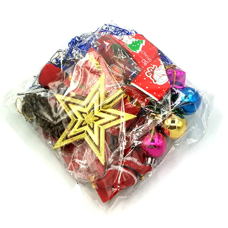 thumbnail image 1 of Juego de adornos navideños para árbol de Navidad para colgar en el hogar, accesorios de decoración para fiestas navideñas, 23 piezas por paquete, 1 of 4