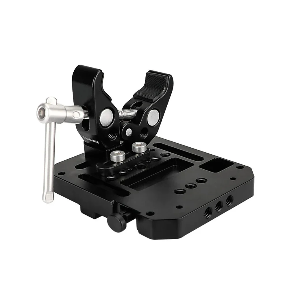 V Mount Battery Plate V-Lock Mount Battery Plate with Super Crap Clamp For Power