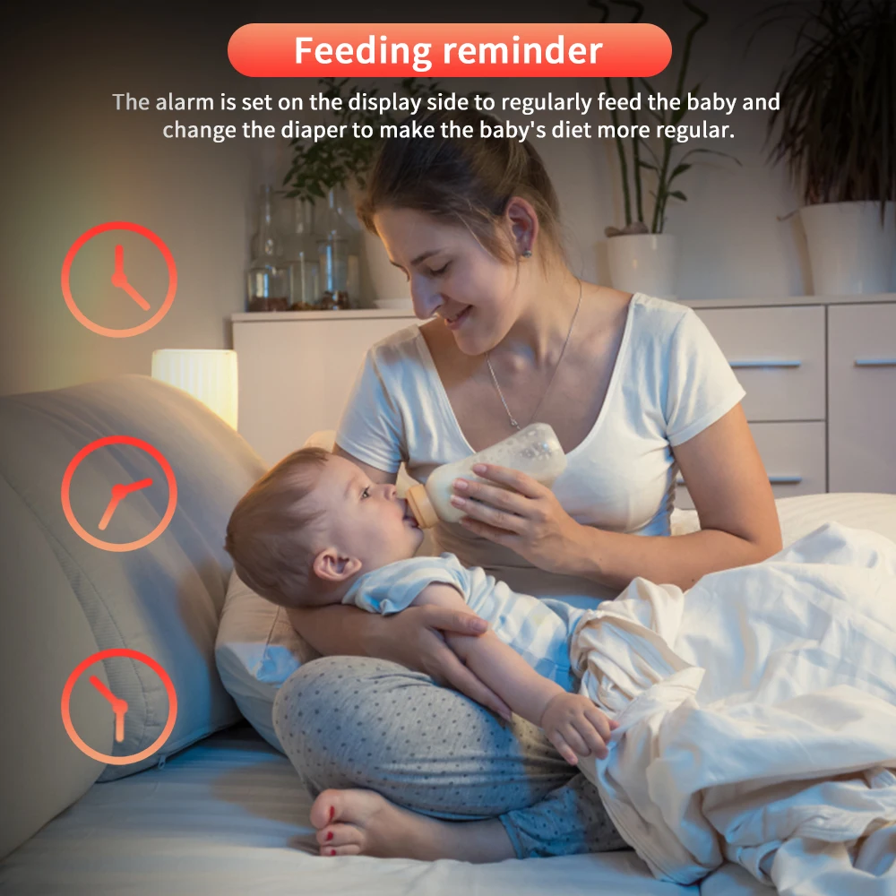 Wireless Baby Monitor Video Baby Monitor Camaroca Baby Monitor 2.4G Wireless With 3.5 Inch Security Camera 2 Way Audio Talk Night Vision Temperature Monitoring Baby Item