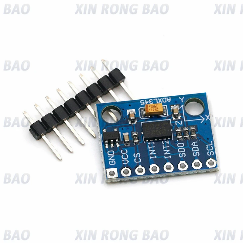 GY-291 ADXL345 디지털 3축 중력 가속도 틸트 모듈 IIC SPI 전송 아두이노 호환