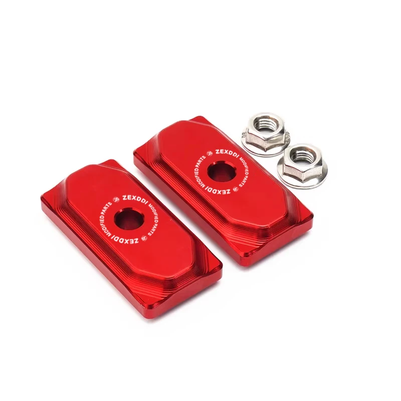 ZEXDDI Für Kawasaki NINJA 400 NINJA 500 Z400 Z500 Z400 500SE ABS CNC Motorrad Trim Abdeckung Schraube Kette Teller Schwinge End Kappe – Detail 6