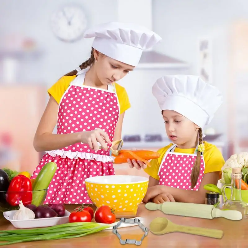 Crianças cozinhar conjunto de cozimento cozinha meninas brinquedos role  play crianças traje fingir role play cozimento jogo amigos - AliExpress