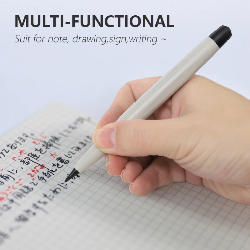 3 Colors/Set Black Red Blue Sign Pen 1.0mm Sketch Drawing Marker Pen for Teachers Correcting, Students Drawing, Art Line Marking