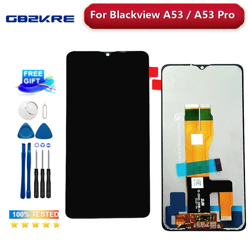 

Original For BLACKVIEW A53 6.1" FHD LCD Display+Touch Screen Digitizer Replacement For Blackview A53pro LCD Screen Sensor Repair