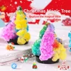 3pcs Magic Christmas Tree Paper Flowering Growth DIY Craft Toy  Creative Watering-Grow Crystal Gift for New Year's Festive