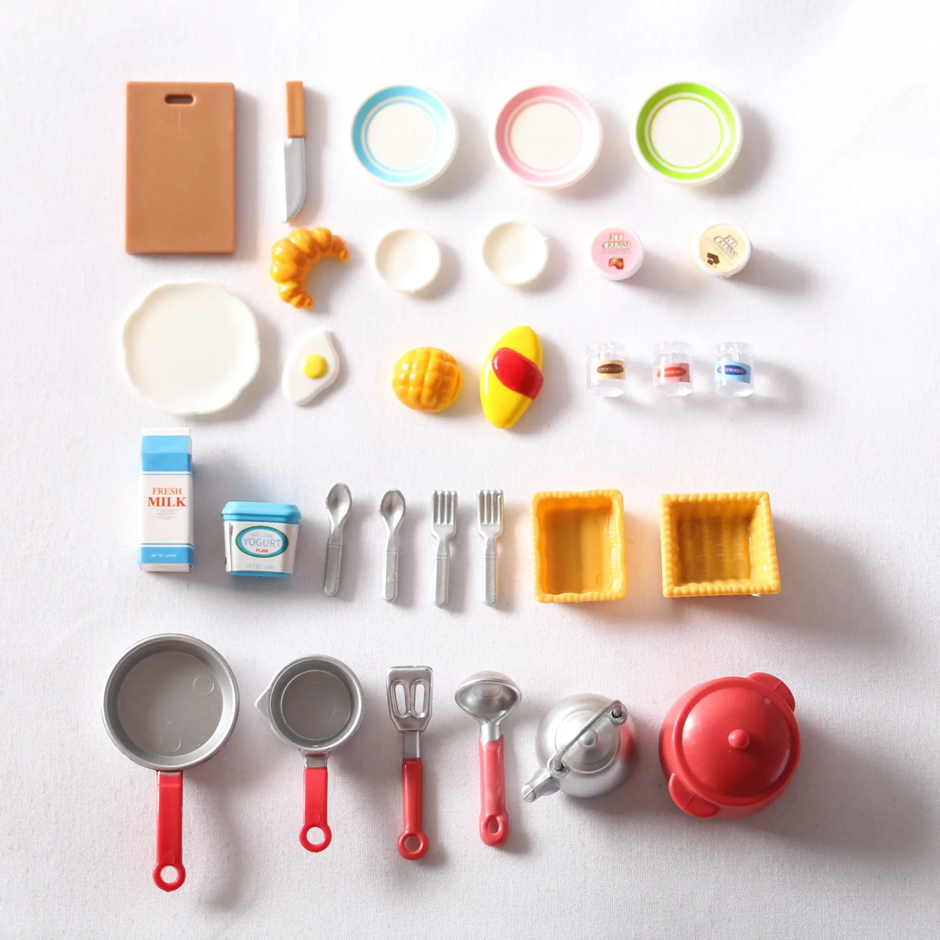 

A Set Dollhouse Miniature Food Kitchen Supplies Knife Sets Model Toys 1/6 BJD Dolls House Accessories Pretend Play Mini Stuff