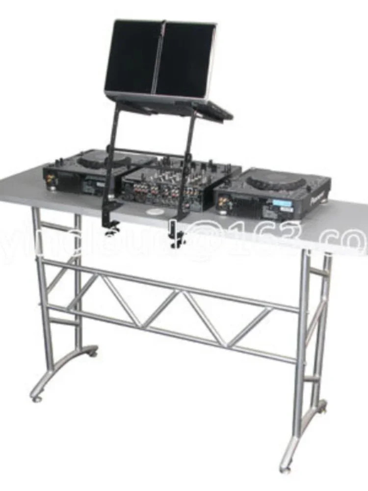 

DJ Console Bracket DJ Disk Recorder Bracket Black and White Apple Computer Notebook Pioneer Equipment Stand for Live Streaming