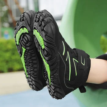 Wide Toe Children Snow Boots Little/Big Kids Minimalist Barefoot Shoes New Non-slip Boys Casual Shoes Comfortable Kid's Boot 5