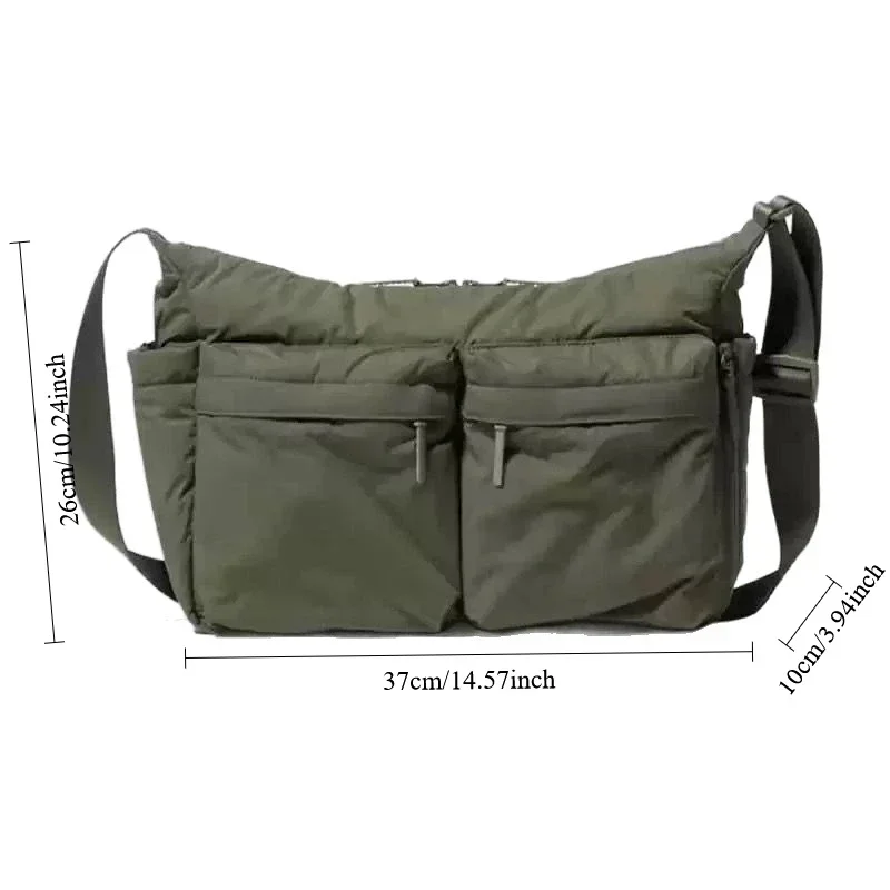 Borse a Tracolla Casual Multitasche per Donne, Borsa a Spalla in Nylon alla Moda, Grandi Borse da Donna, Borsa da Viaggio e Shopping Femminile - immagine 6