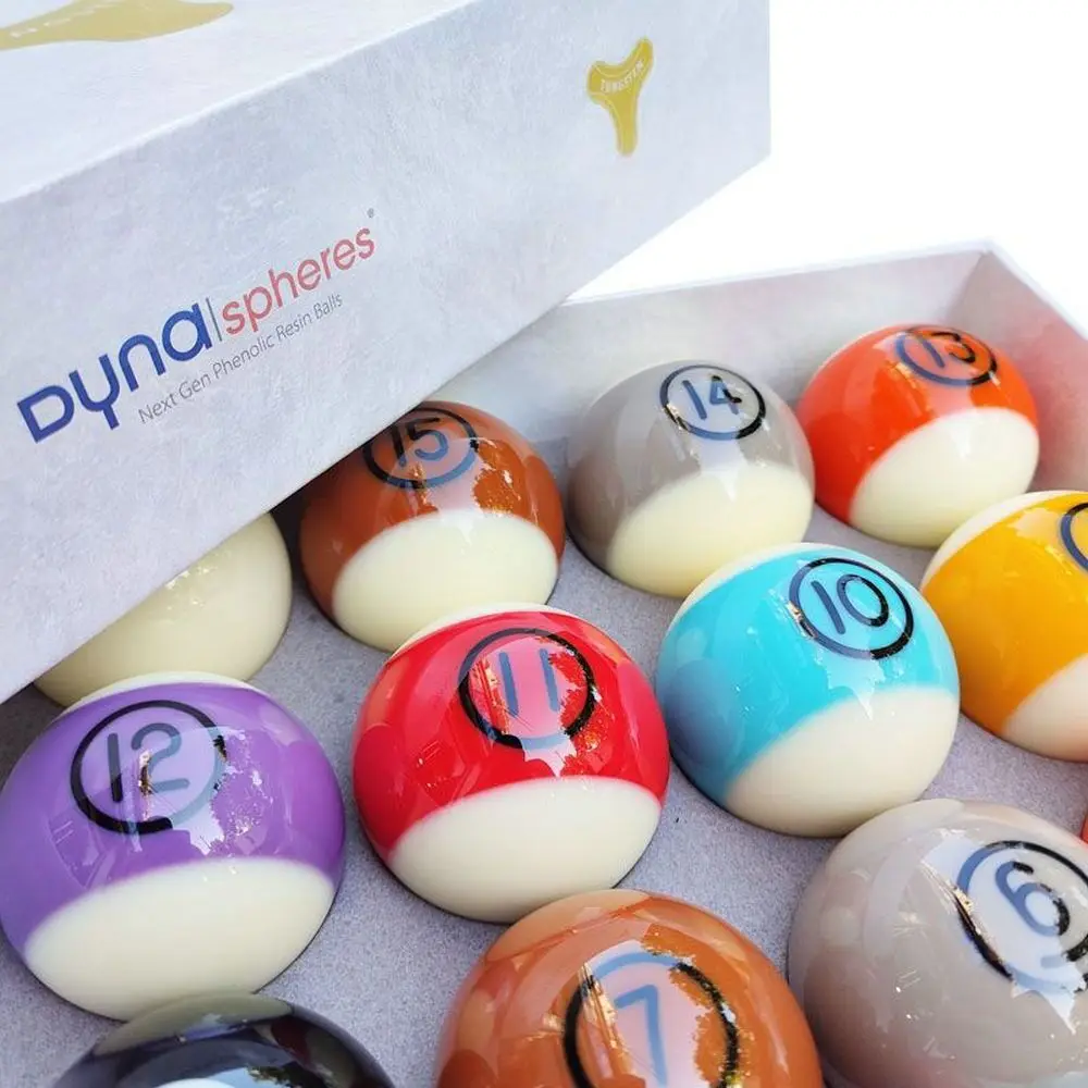 Dynasphere TUNGSTEN 2-1/4 in. Belgian Billiards Pool Ball Complete Set