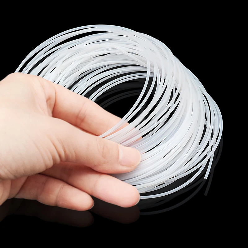 고품질 PTFE 모세관 ID 0.3-6mm 내열성 절연 노화방지 경질 튜브 (화학 유체 전달용)