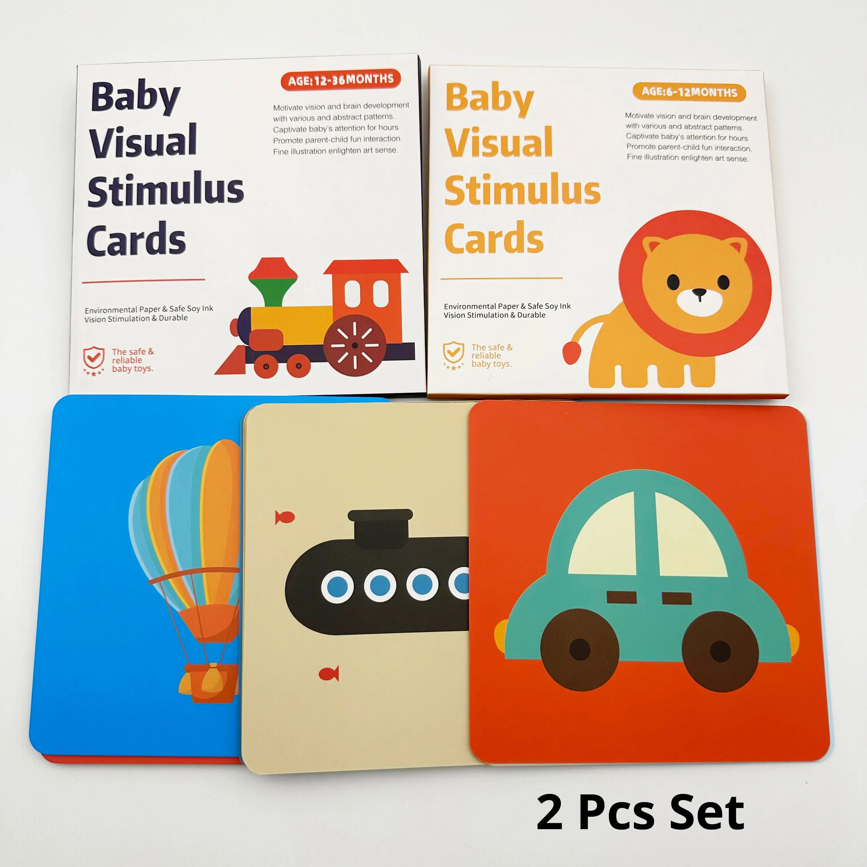 2 tarjetas didácticas de alto contraste para bebés, en blanco y negro, coloridas, para estimulación visual, tarjetas de actividades de aprendizaje, juguetes para el desarrollo del cerebro