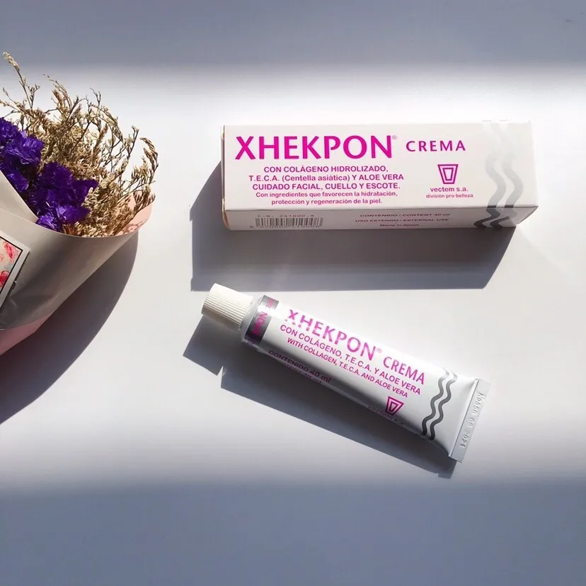 Фото Новинка 2023, Лидер продаж, крем для лица и шеи Xhekpon Crema, 40 мл, испанское оформление шеи, Гладкий Антивозрастной крем, уход за кожей №2