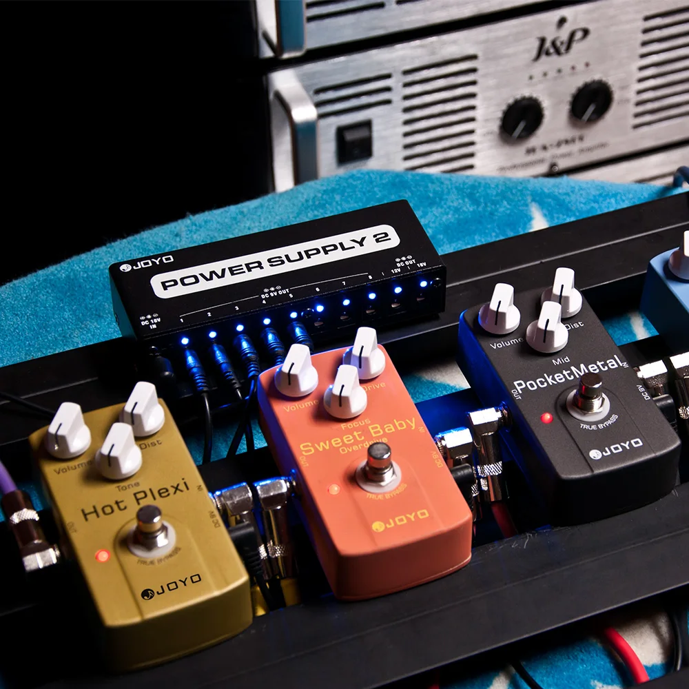 JP-02 Guitar Pedal Power Supply Independent Short-circuit Protection Isolated 10