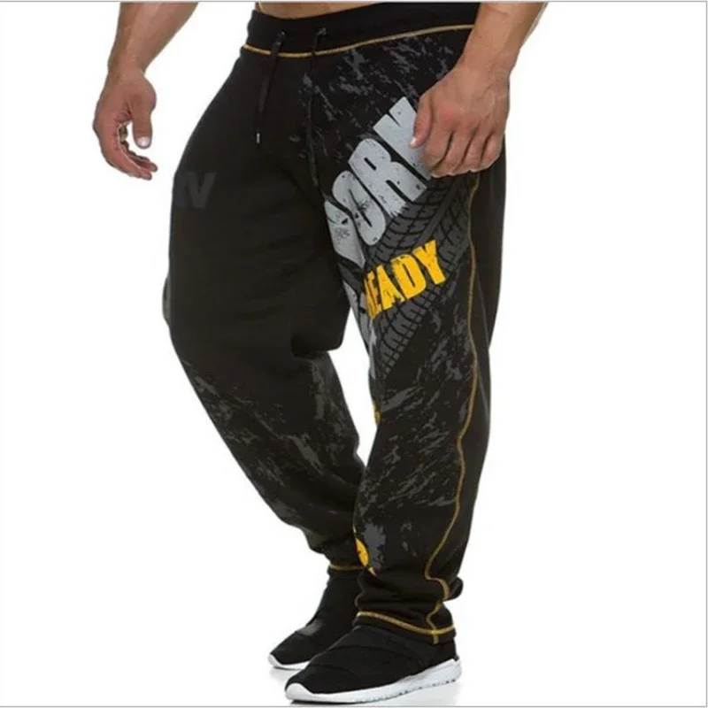 77City Killer Training Pants Men Cotton Soft Bodybuilding Joggers Male Running Sweatpants Harem Trousers Loose Sport Pants M-3XL sports pants,casual sports pants,casual pants