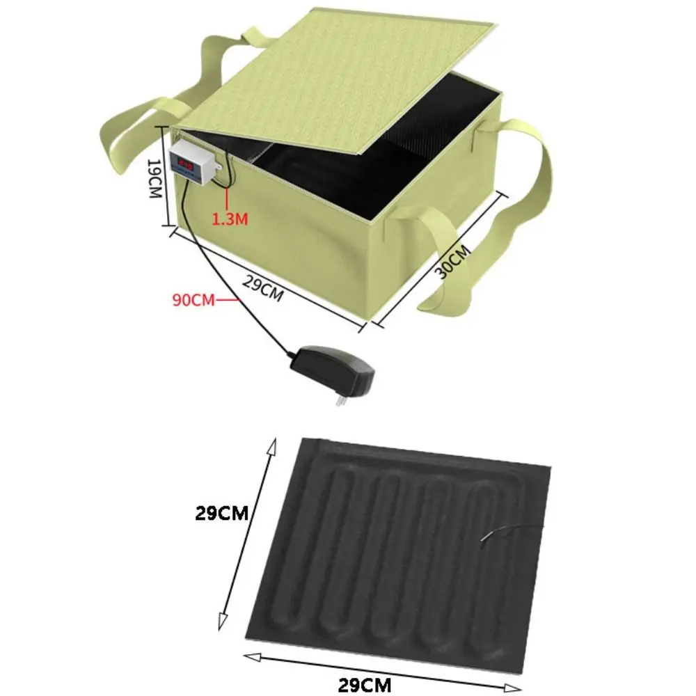 Dough Proofing Box -50-110 Celsius Dough Proofing Box Heating Pad Precise Temperature Control Bread Proofer Foldable Sourdough Starter Box