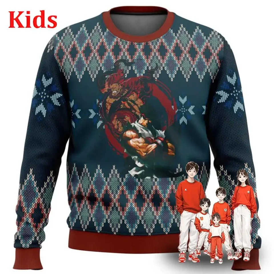 Maglione Natalizio Verde Con Babbo Natale Che Gioca A Calcio – Maglioni Natalizi - Foto 12