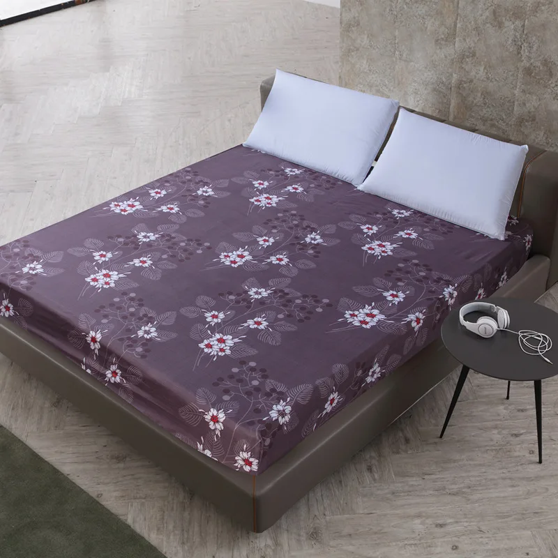 Waterproof fitted sheet 1.5m 1.8m Mattress protector cover Bedding