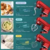 6-IN-1 Stand Mixer, 8.5 Qt. Multifunctional Electric Kitchen Mixer with 9 Accessories for Most Home Cooks, SM-1507BM, Ru 3
