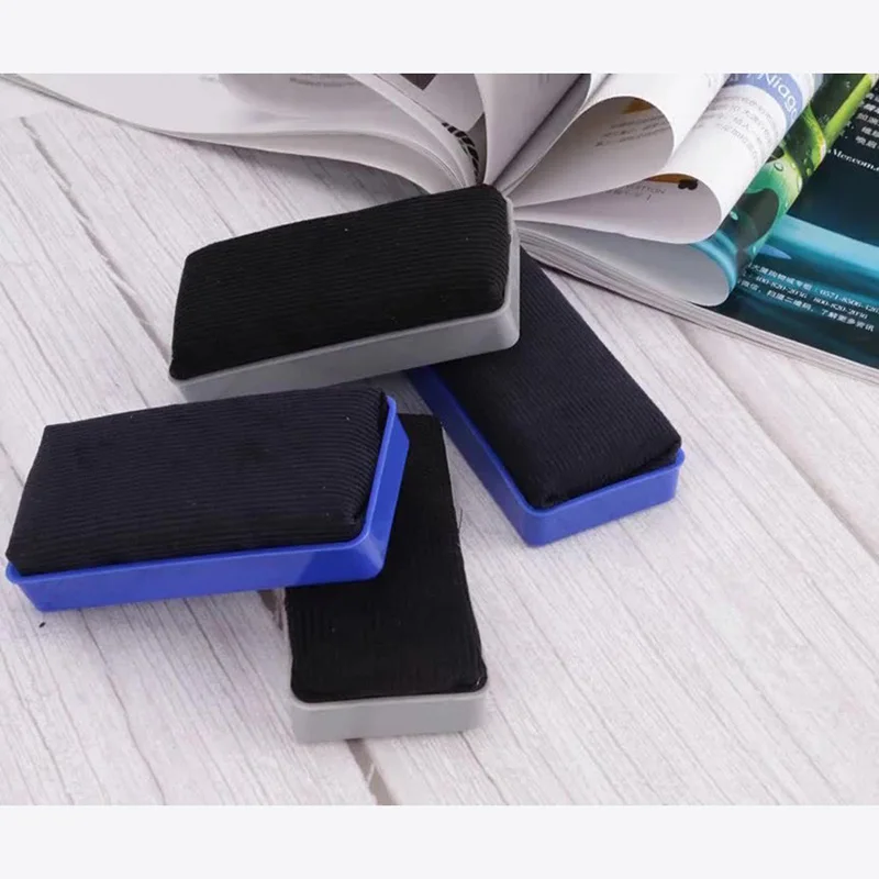 1PC Magnetic Whiteboard Erasers Dry Erase Marker White Board Cleaner Wipe Plastic Rubber School Office Accessories Supplies magnetic eraser