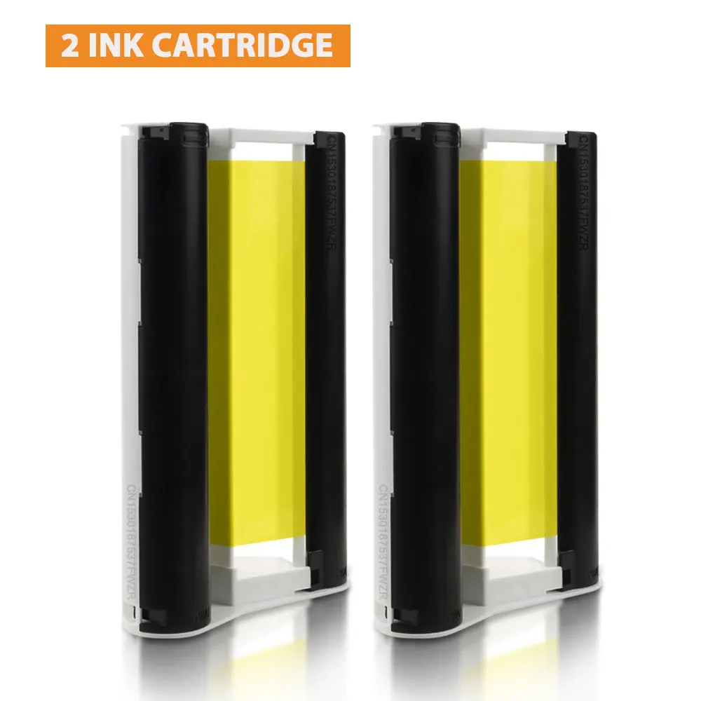 Ink Cassette and Photo Paper Set for Canon Selphy Printers, 6 Inch