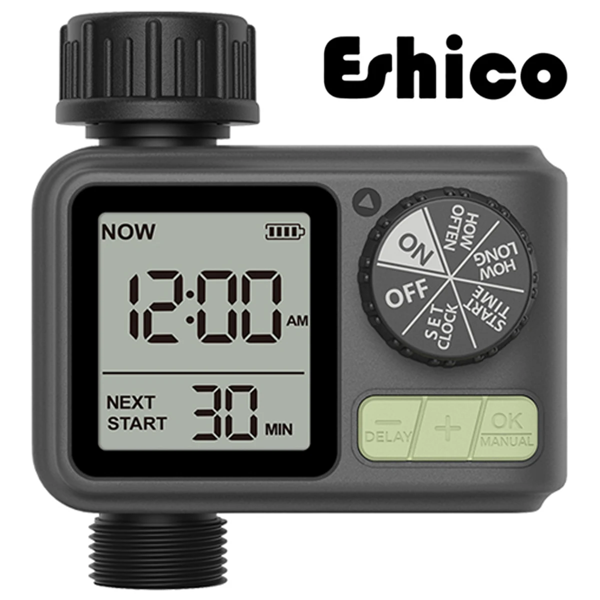Eshico HCT-M05 Automatic Water Timer 2024 Eshico Newest Sprinkler Smaller and Easy to Installation 4.72 x 3.94 x 2.56 inches 1
