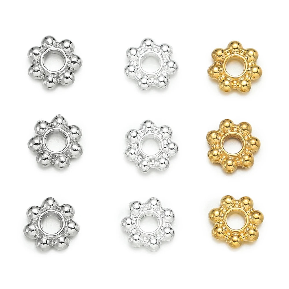 Flower Spacer Beads Daisy 4