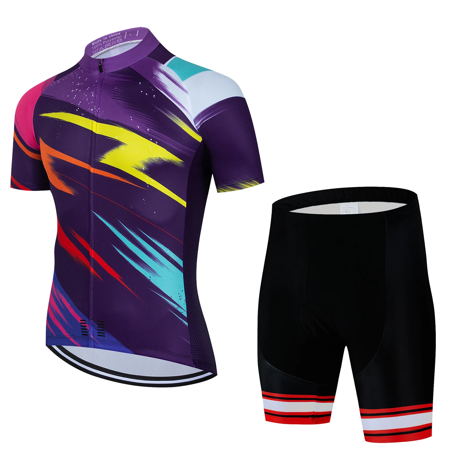 Enhanced Men's Professional Cycling Jersey and Bib Set - Summer Edition