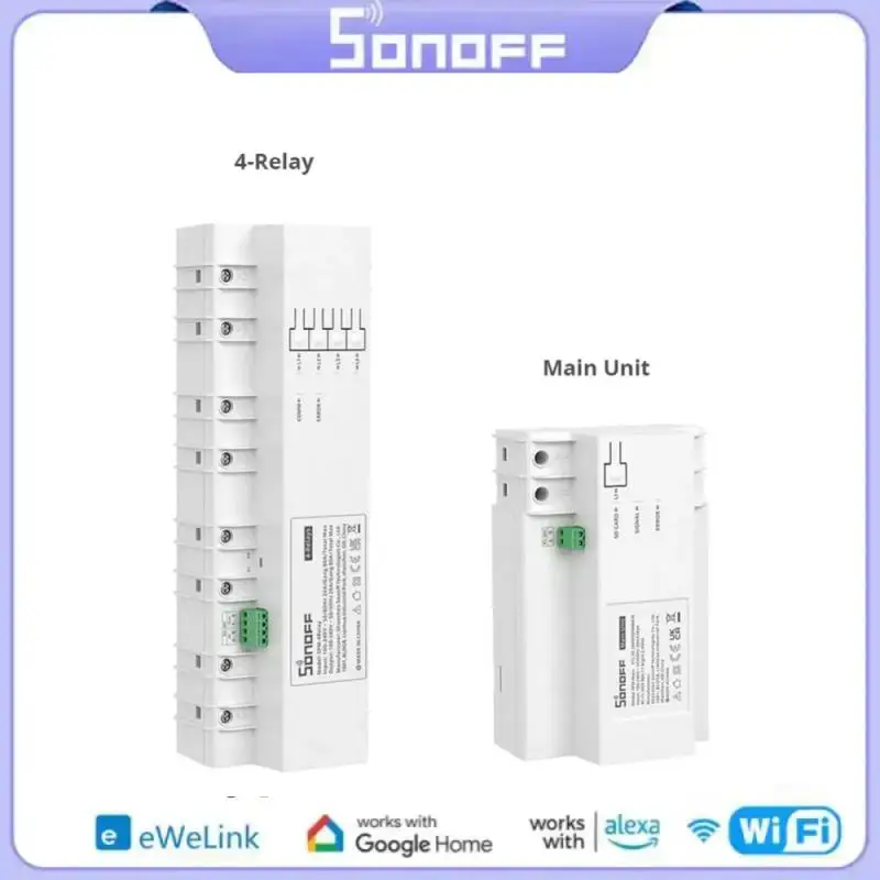 

Умный Штабелируемый измеритель мощности SONOFF SPM с Wi-Fi, 20 А, устройство для защиты от перегрузки, управление через приложение e-WeLink, локальное хранилище SD-карты