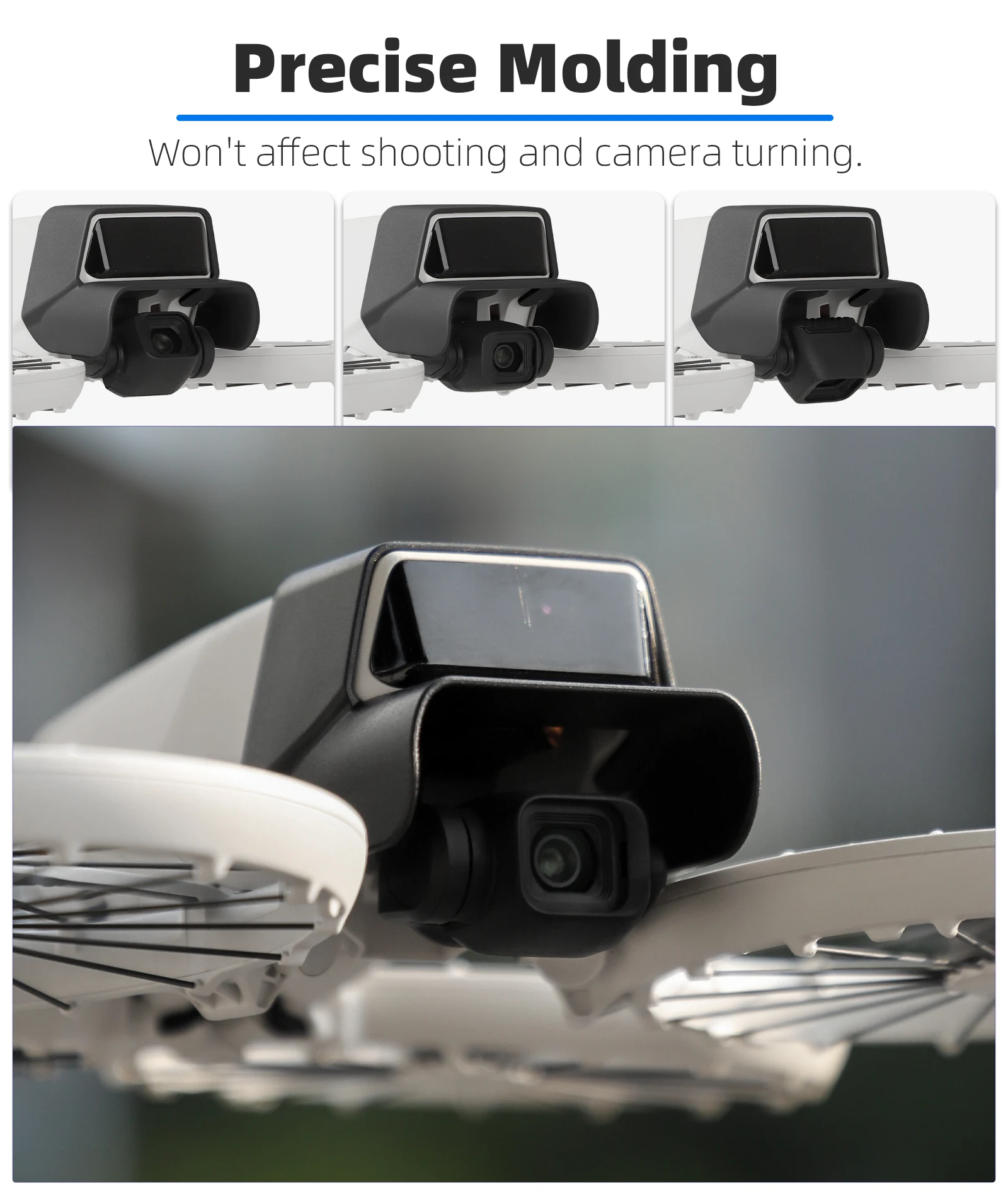 for DJI FLIP Lens Hood Gimbal Protection Anti-Glare Lens Lightweight Sunshade Cover Accessories