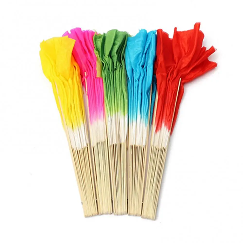 Folding Fan Hand Fan Wooden Hand Fan Silk Fans Chinese Yangko Dance Bamboo Fans