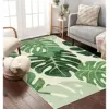 Tropical Green Leaf Carpet for Living Room Home Decoration Sofa Table Large Area Rugs Kitchen Hallway Rugs Non-slip Bathroom Mat 4