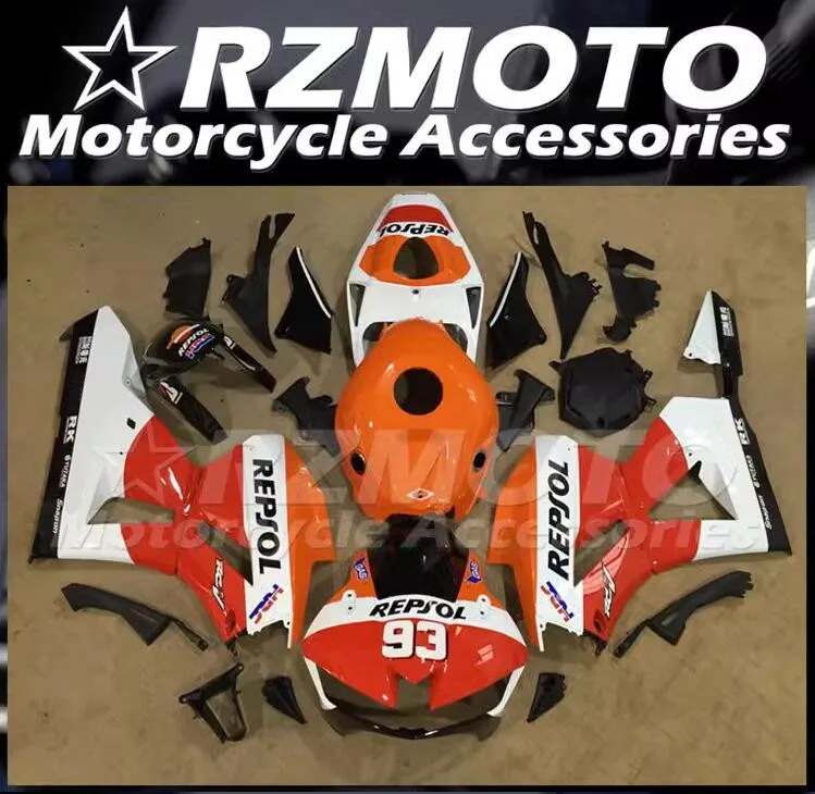

Комплект обтекателей из АБС-пластика, 4 подарка, подходит для HONDA CBR600RR F5 2013 2014 2015 2016 2017 13 14 15 16 17 18, комплект кузова Repsol 69