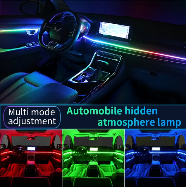 装飾用アクリルレインボーストリップライト,6 in 1,5 in 1,2 in 1,ユニバーサル,花,車用,213色rgb