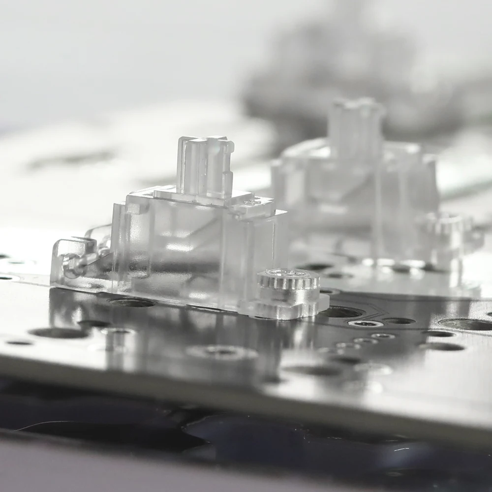Gateron-clear Pcb Mount Estabilizadores Parafuso no Estabilizador Pré-grampeado com Patente sem Cair o Fio Reparação Teclado Pad Grupo v2 - Imagem 3