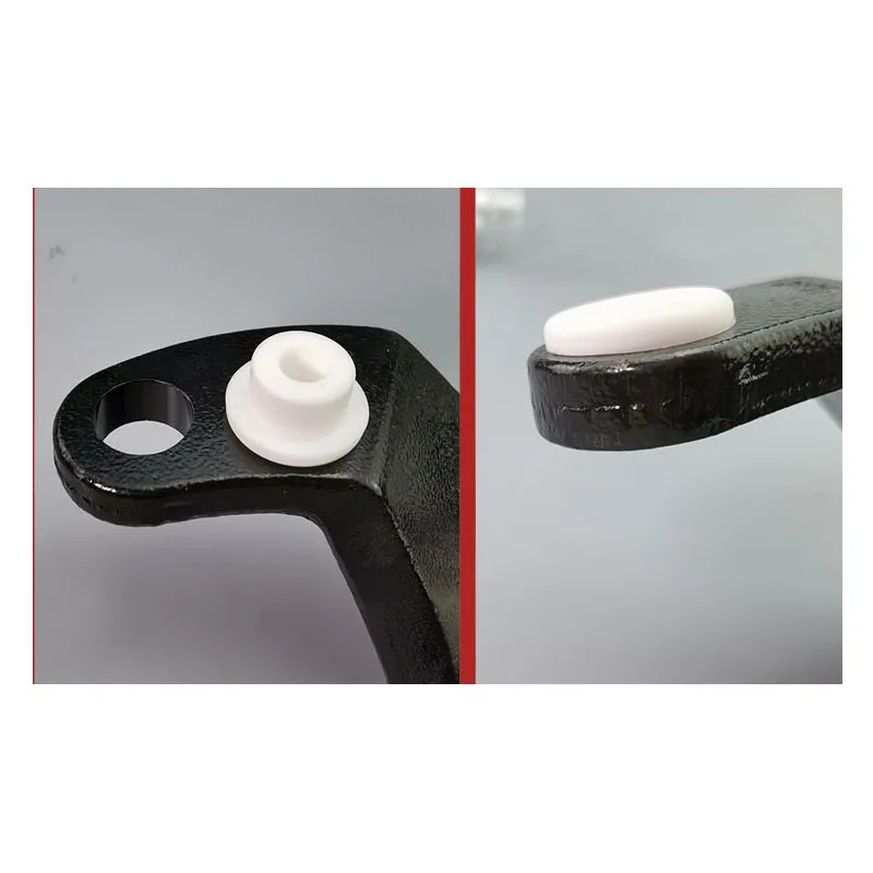 흰색 6.8mm68.6mm 실리콘 씰 홀 플러그 방수 중공 블랭킹 엔드 캡 T형 고온 저항 방진 스토퍼
