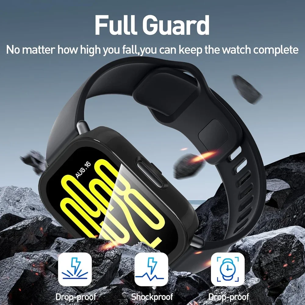 Premium Tempered Glass & PC Protective Case