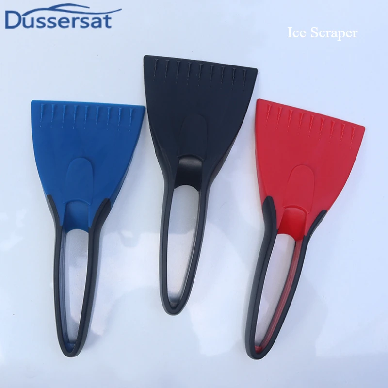 Portable Car Ice Scrapers Winter Car Windshield Snow Brush Soft Non-slip Handle Ice Scraper Snow Shovel Removal Accessories