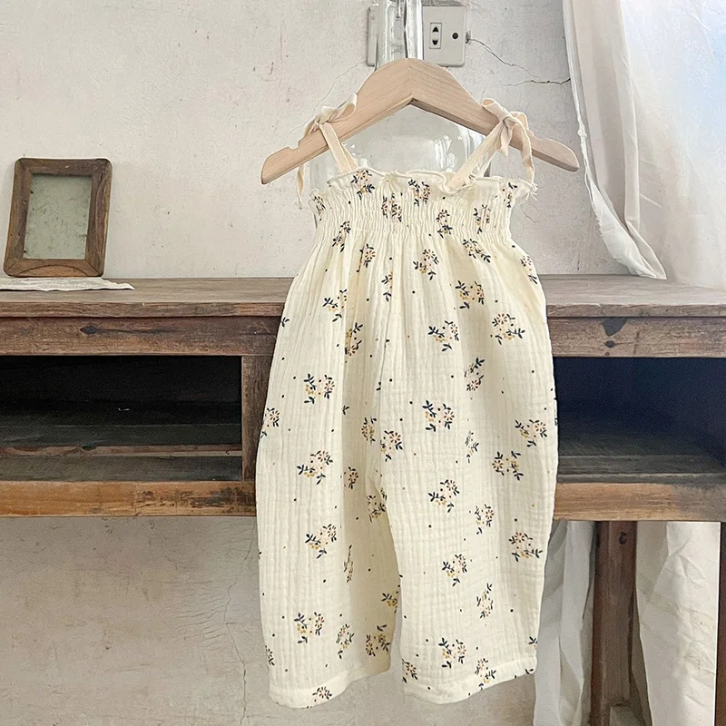 Korean Style Children Clothing Set Short Sleeved Cotton Printed T-Shirt+Shorts Newborn Baby Girls Clothing Suit For Summer 6