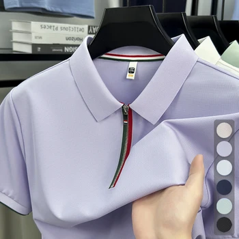 Men's Waffle Knit Polo Shirt 1