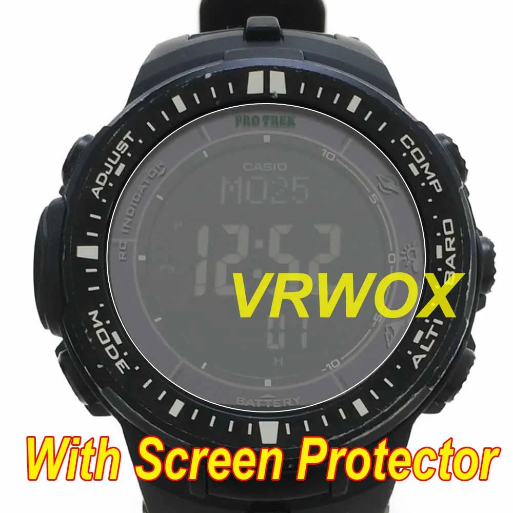 3pcs 9h 2.5d Tempered Glass For Casio Prw-2000 Prw-3000 Prw-3100 Prw-3014 Prw-3500 Prw5100 Screen Protector - Screen Protectors - AliExpress