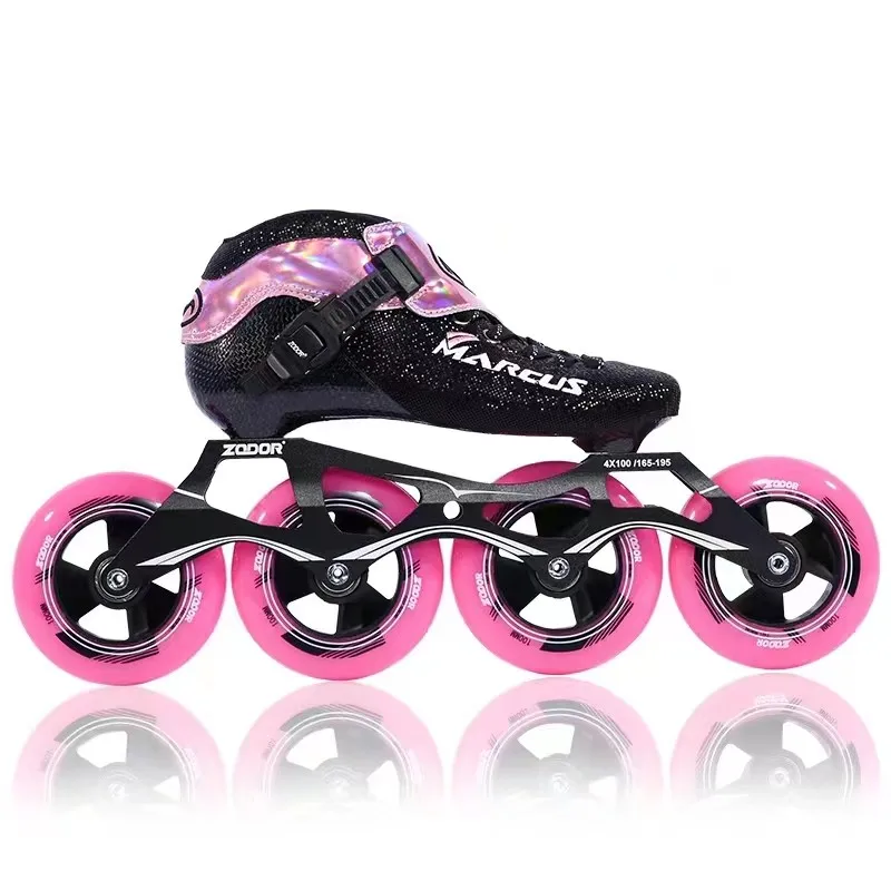 Inline Speed Skates for Adults Male Female Road Street Racing Skating Daily Rolling Sneakers