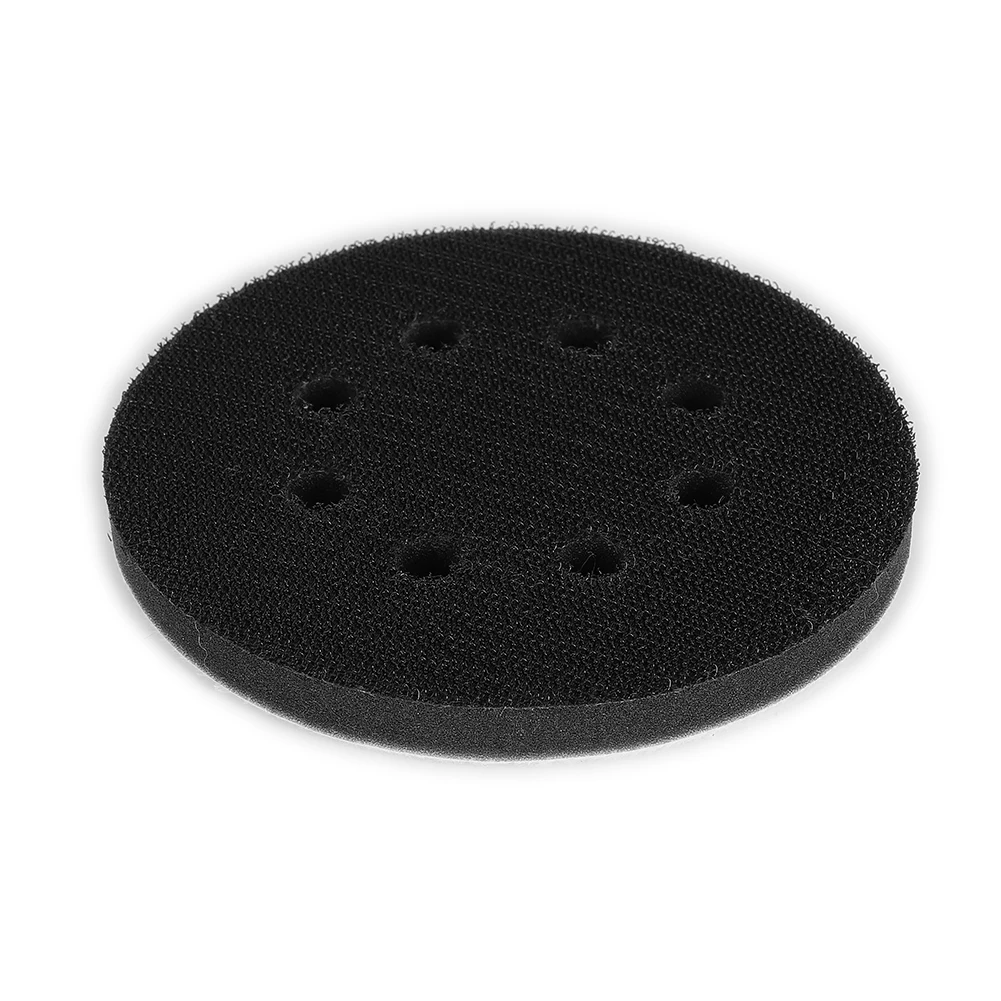 

2PCS 5 Inch(125Mm) 8-Hole Soft Sponge Interface Pad Sanding Pads Hook&Loop Sanding Discs For Uneven Surface Polishing