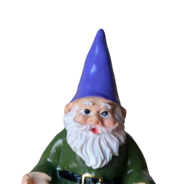 Gnome Törpe Művészet Szobrok Vicces Miniatűr Kültéri Figura Dísz Gyanta Dekorációs Kellékek Kézműves Kerti Gyep Tornáchoz - Image 5