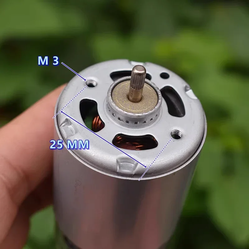 Mabuchi RS-550PC-6531 미니 550 모터 DC 18V 23500RPM 고속 전력 대형 토크 모터 널링 샤프트 DIY 전기 드릴 도구