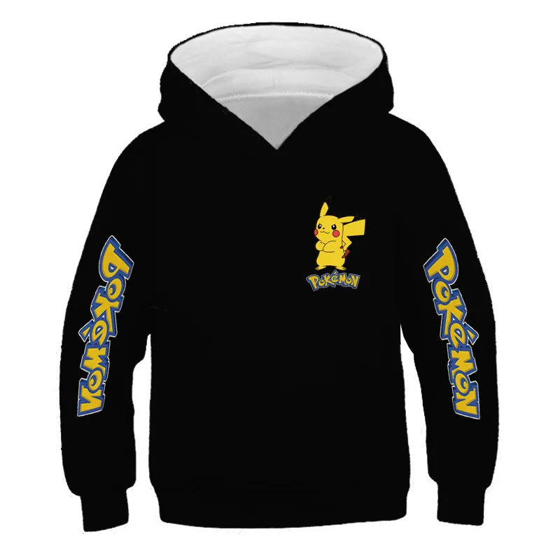 new children's hoodies 2022 Pokemon Kids Girls Boys Sweatshirts Winter Spring Kids Cotton Tops Fashion Sports Pikachu Kids Hoodie children's anime hoodie