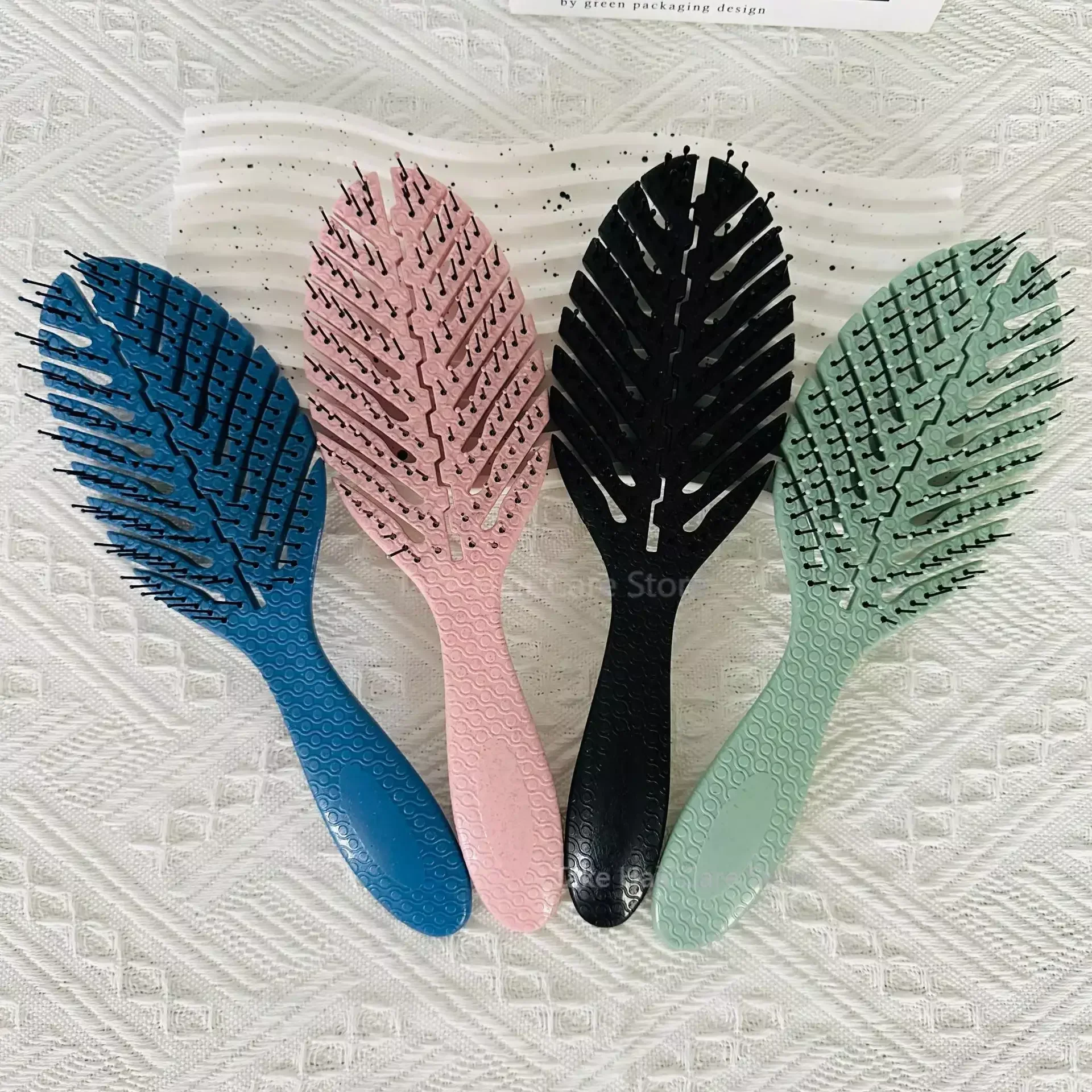 Hair Comb Scalp Massage Brush Wet Curly Detangle Hairbrush