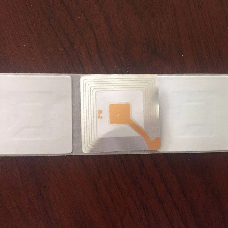 2000pcs RF 8.2Mhz EAS Soft Label Blank 4x4cm rf Anti Theft Sticker Supermarket Retail Store Security Alarm Label