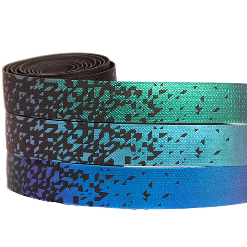 Dead Fly Bicycle Strap Triangle Discoloration Wrap Tape Road Bike Gradient Handlebar Tape Shock Absorption and Sweat Absorption bike handlebar tape