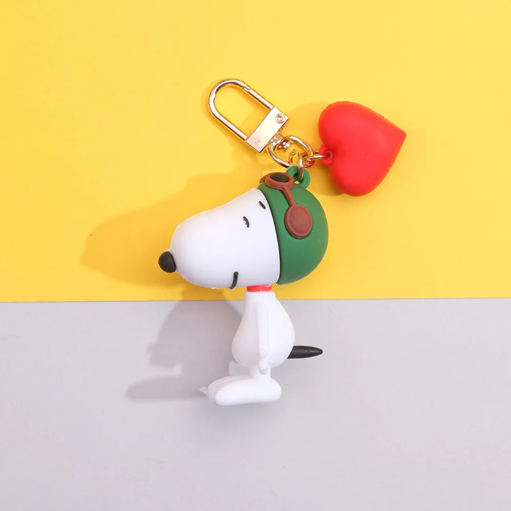 Snoopy Keychain Schoolbag Charm Silicone Bag Pendant Exquisite